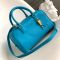 Loewe Amazona 23 Bag In Soft Grained Calfskin Cyan