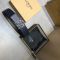 Loewe Anagram Reversible Belt In Smooth Calfskin Navy Blue