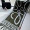 Loewe Anagram Trompe L'oeil Scarf In Wool and Cashmere Green/White