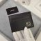 Loewe Anagram Plain Cardholder In Pebble Grain Calfskin Black