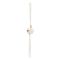 Loewe Chow Chow Charm In Felt and Calfskin White