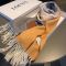Loewe Color Block Scarf In Cashmere Grey/Multicolor