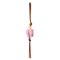 Loewe Elephant Charm In Felt and Calfskin Pink