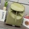 Loewe Flamenco Backpack In Shiny Supple Calfskin Olive