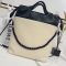 Loewe Flamenco Purse Tote In Mellow Nappa Lambskin Light Ghost/Black