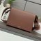Loewe Flamenco Satchel In Shiny Supple Calfskin Brownie