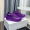 Loewe Flow Runner Sneakers Unisex Calfskin and Suede Light Purple