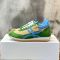 Loewe Flow Runner Sneakers Unisex Nylon and Suede Beige/Green