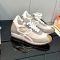 Loewe Flow Runner Sneakers Unisex Nylon and Suede Beige/Grey