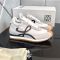 Loewe Flow Runner Sneakers Unisex Nylon and Suede White/Coffee