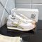 Loewe Flow Runner Sneakers Unisex Nylon and Suede White/Gold