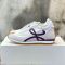 Loewe Flow Runner Sneakers Unisex Nylon and Suede White/Navy Blue