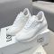 Loewe Flow Runner Sneakers Unisex Nylon and Suede White/White