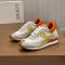 Loewe Flow Runner Sneakers Unisex Nylon and Suede White/Yellow