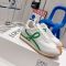 Loewe Flow Runner Sneakers Unisex Suede and Nylon Grey/White