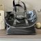 Loewe Fold Shopper In Paper Calfskin Black
