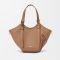 Loewe Hammock Flip Bag In Classic Calfskin Mocha