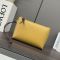Loewe Knot T Pouch In Shiny Nappa Calfskin Desert Yellow