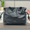 Loewe Large Flamenco Clutch In Nappa Calfskin Black