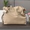 Loewe Large Flamenco Clutch In Nappa Calfskin Sand