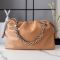 Loewe Large Flamenco Purse In Mellow Nappa Lambskin Mocha