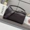 Loewe Large Puzzle Bag In Deerskin Dark Chestnut