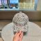 Loewe Logo Anagram Embroidery Baseball Cap In Cotton Grey