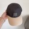 Loewe Logo Anagram Patch Baseball Cap In Bicolor Canvas Grey/Beige