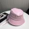 Loewe Logo Anagram Patch Bucket Hat In Zip Lampskin Pink