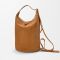 Loewe Loop Bucket Bag In Suede Brown