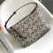 Loewe Medium Cubi Bag In Anagram Jacquard and Calfskin Beige/Black