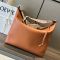 Loewe Medium Cubi Crossbody Bag with Jacquard Strap In Supple Smooth Calfskin Tan