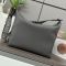 Loewe Medium Cubi Crossbody Bag with Jacquard Strap In Supple Smooth Calfskin Dark Grey