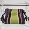 Loewe Medium Flamenco Landscape Clutch In Nappa Calfskin Chocolate/Light Moss