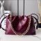 Loewe Medium Flamenco Purse In Hagfish Burgundy