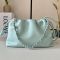 Loewe Medium Flamenco Purse In Mellow Nappa Lambskin Iceberg Blue