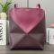 Loewe Medium Puzzle Fold Tote In Bicolor Calfskin Burgundy/Crimson