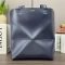 Loewe Medium Puzzle Fold Tote In Shiny Calfskin Navy Blue