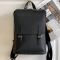 Loewe Military Backpack In Soft Grained Calfskin Black