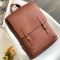 Loewe Military Backpack In Soft Grained Calfskin Brown