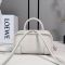 Loewe Mini Amazona 180 Bag In Soft Calfskin White