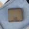 Loewe Anagram Compact Flap Wallet In Pebble Grain Calfskin Khaki