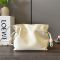 Loewe Mini Flamenco Anagram Clutch In Nappa Calfskin White