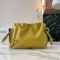 Loewe Mini Flamenco Clutch In Nappa Calfskin Ginger
