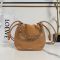 Loewe Mini Flamenco Purse In Mellow Nappa Lambskin Mocha
