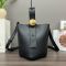 Loewe Mini Pebble Bucket Bag In Smooth Calfskin Black