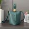 Loewe Mini Pebble Bucket Bag In Smooth Calfskin Vetiver Green