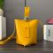 Loewe Mini Pebble Bucket Bag In Smooth Calfskin Sunflower Yellow