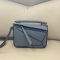 Loewe Mini Puzzle Bag In Classic Calfskin Atlantic Blue