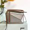 Loewe Mini Puzzle Bag In Multicolor Calfskin Apricot/Grey/White